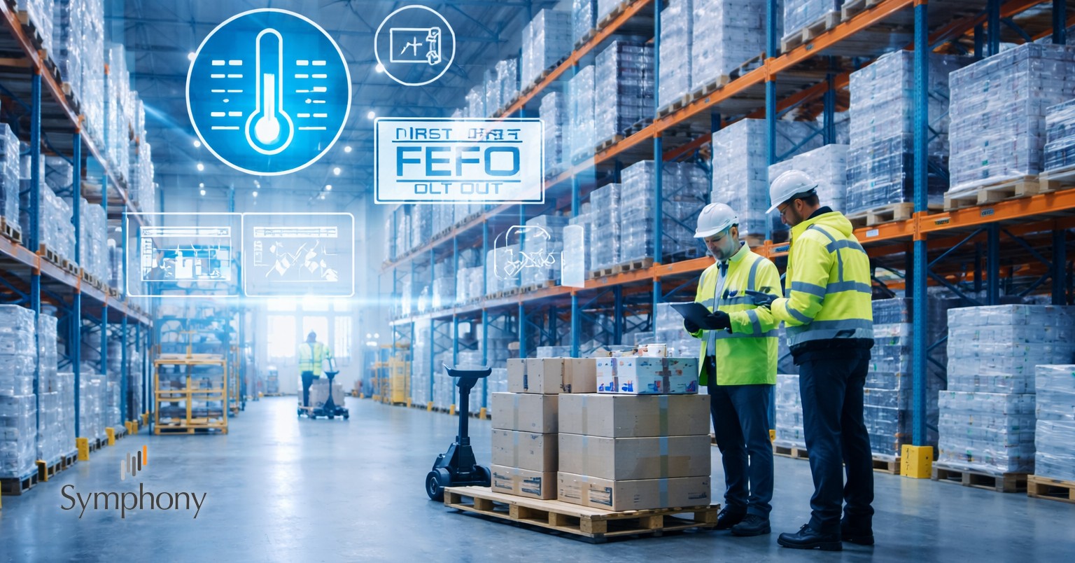 cold chain warehouse operations with FEFO, real-time visibility, and integration