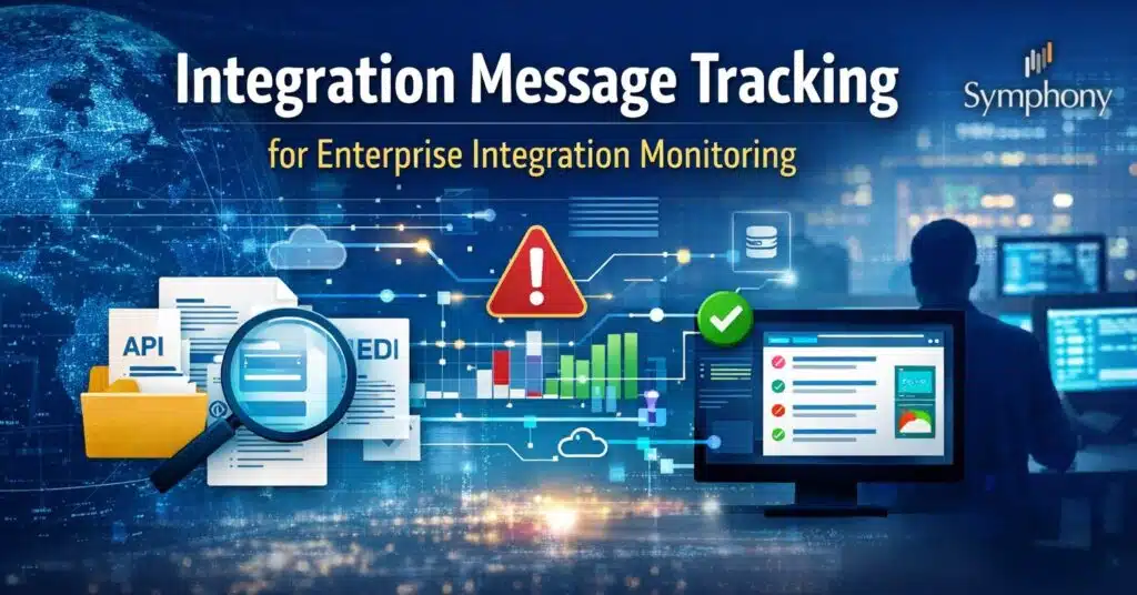 Integration message tracking dashboard for enterprise monitoring