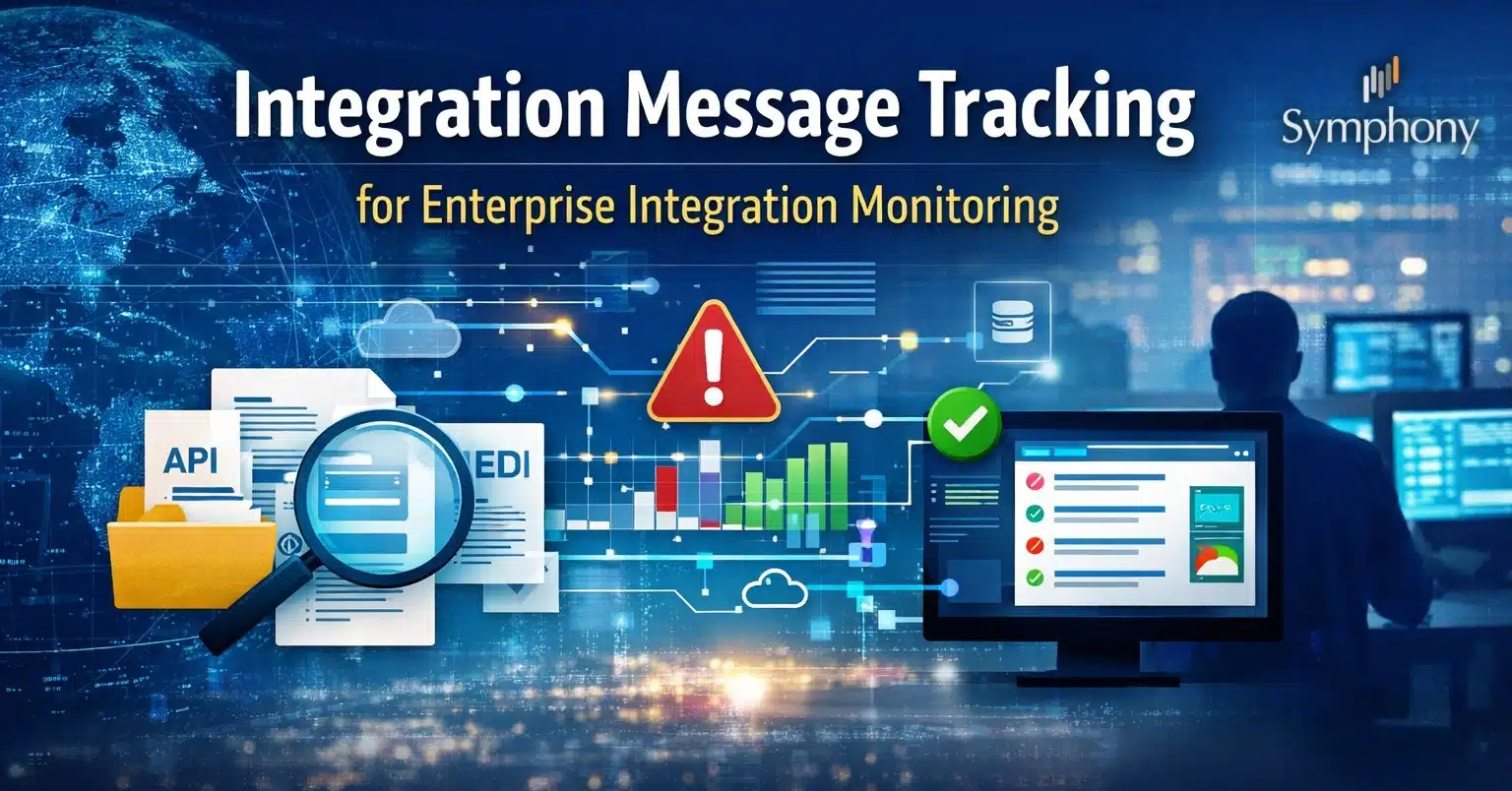 Integration message tracking dashboard for enterprise monitoring