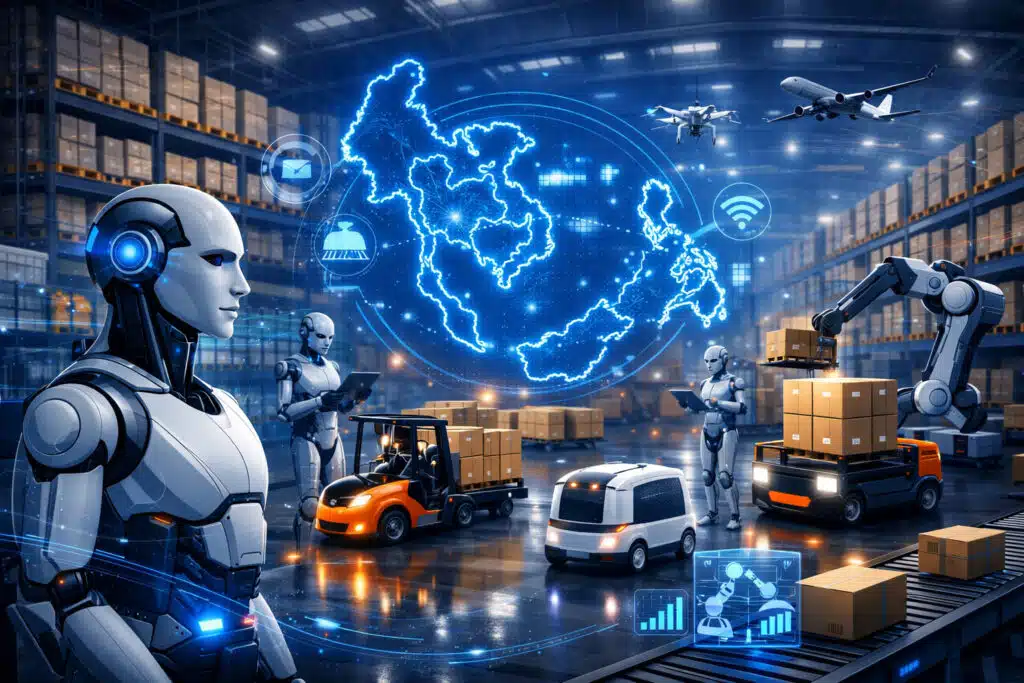 ASEAN warehouse adopting agentic AI for smart logistics
